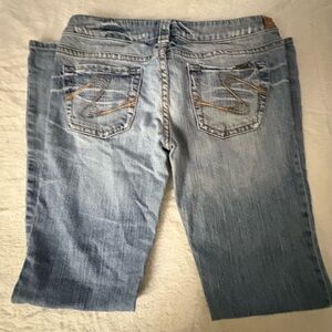 Silver Jeans Light Blue Wide Leg Denim